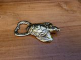 Brass Sea Turtle Bottle Opener — Balinese Bronze — Hand-Cast