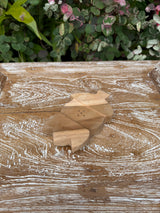 Sea Turtle Soap Dish · Teak & Mother of Pearl Mosaic