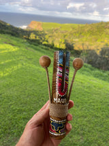 Hand-Painted Bamboo Tongue Drum · Maui · Percussion Instrument