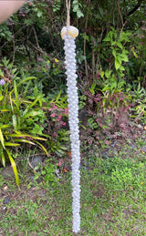 Long White Shell Hanging Strand · 4ft Coastal Décor