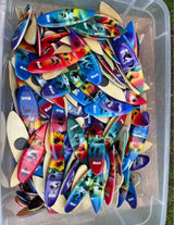 Maui Surfboard Magnet · Mini Wooden Souvenir