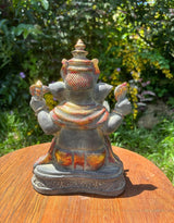 Hand-Painted Ganesha Statue · Resin · 10”