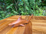 Hand-Carved Wooden Shark · 8" Manō