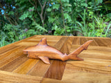 Hand-Carved Wooden Shark · 8" Manō